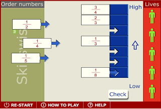 http://downloads.bbc.co.uk/skillswise/maths/ma17frac/game/ma17frac-game-ordering-fractions/game1_again.swf