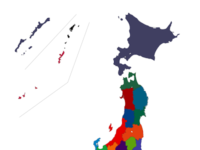 日本地図 都道府県 色分け 128341-日本地図 都道府県 色分け エクセル