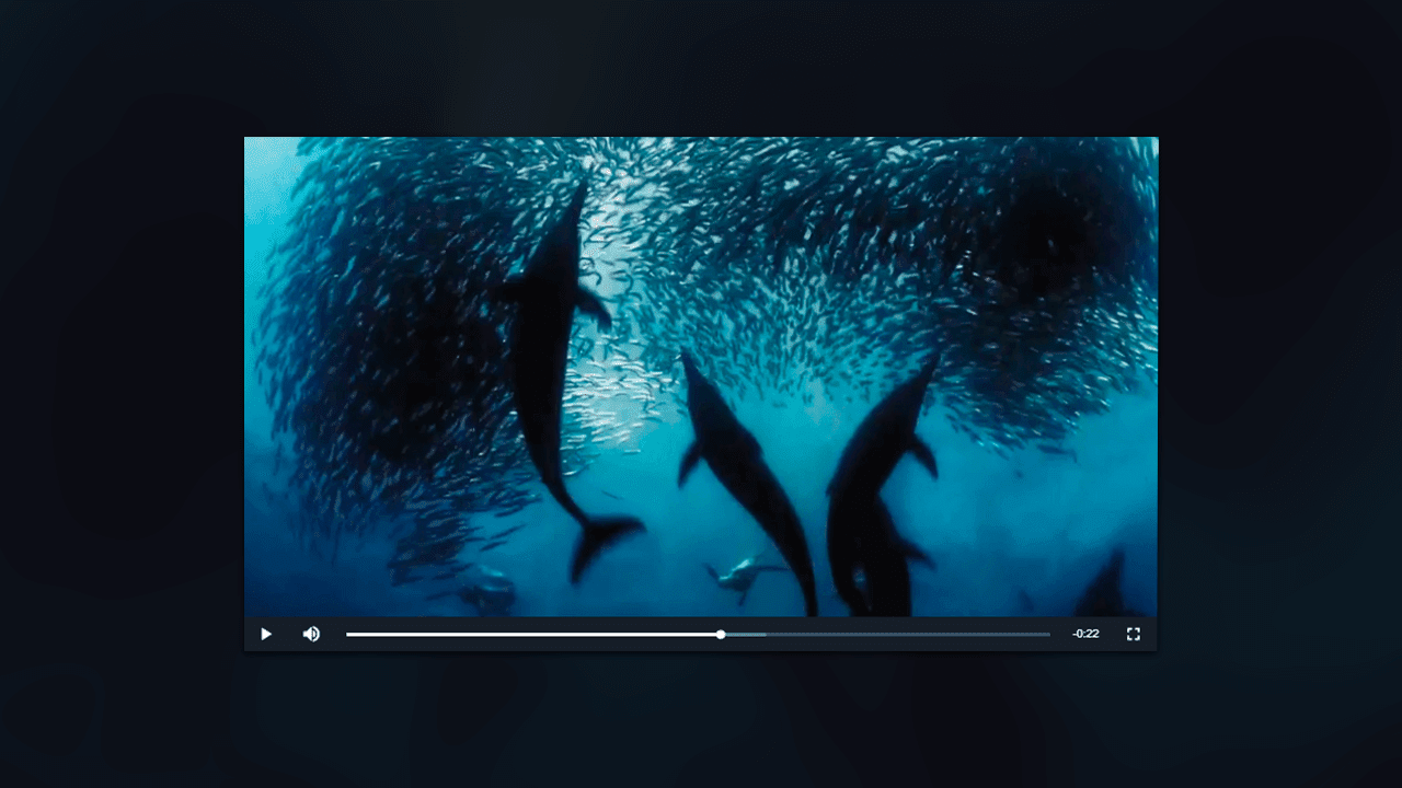 video html5 reproductor
