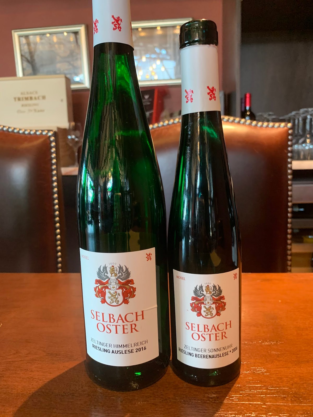 Wine Mise en abyme Tasting the Rieslings of SelbachOster with