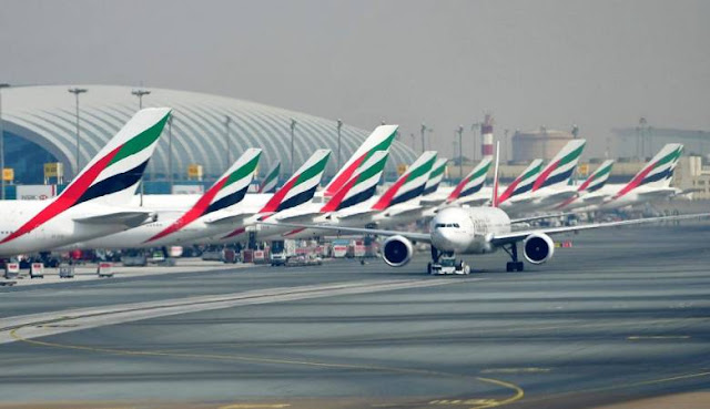 Xuutiyiinta oo diyaarad aan duuliye lahayn ku duqeysay garoonka diyaaradaha Dubai