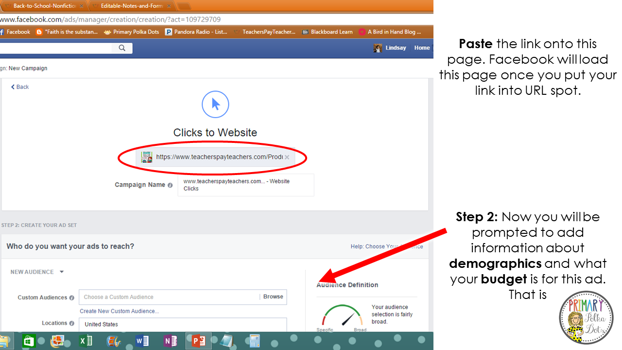 Primary Polka Dots How To Create A Carousel Ad On Facebook Tutorial 