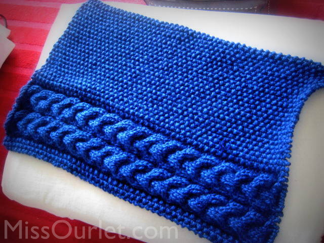 tricoter en rond avec 2 aiguilles normales