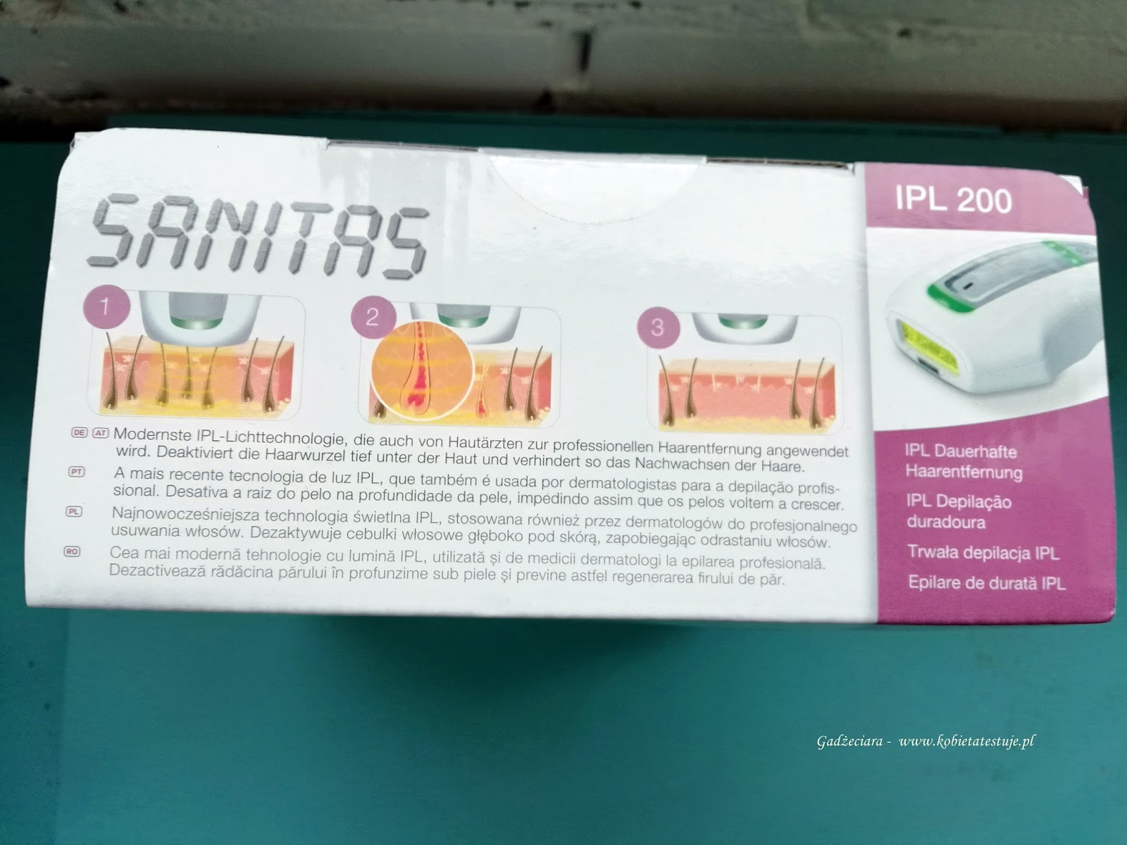 Depilator IPL Sanitas z Lidla jak działa? Gadżeciara Kobieta testuje