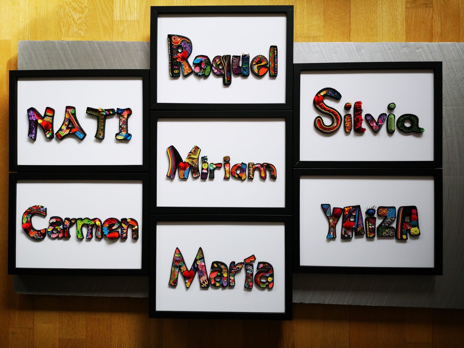 TU NOMBRE EN PAPEL... El Pequeño Universo de Maika