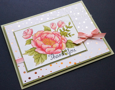 Heart's Delight Cards, Birthday Blooms, No Line Watercolor, Stampin' Up!