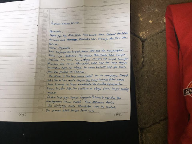 Heboh Isi Surat Wasiat Tersangka Pengeboman Bekasi Tersebar Heboh Isi Surat Wasiat Tersangka Pengeboman Bekasi Tersebar