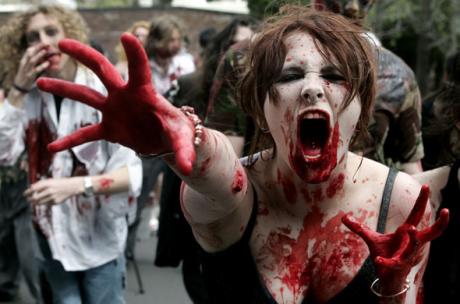 zombie cosplay