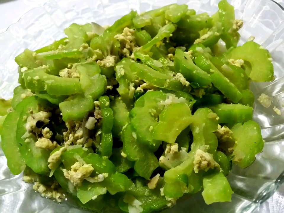 Peria Goreng Telur Simple Lyns Homelicious