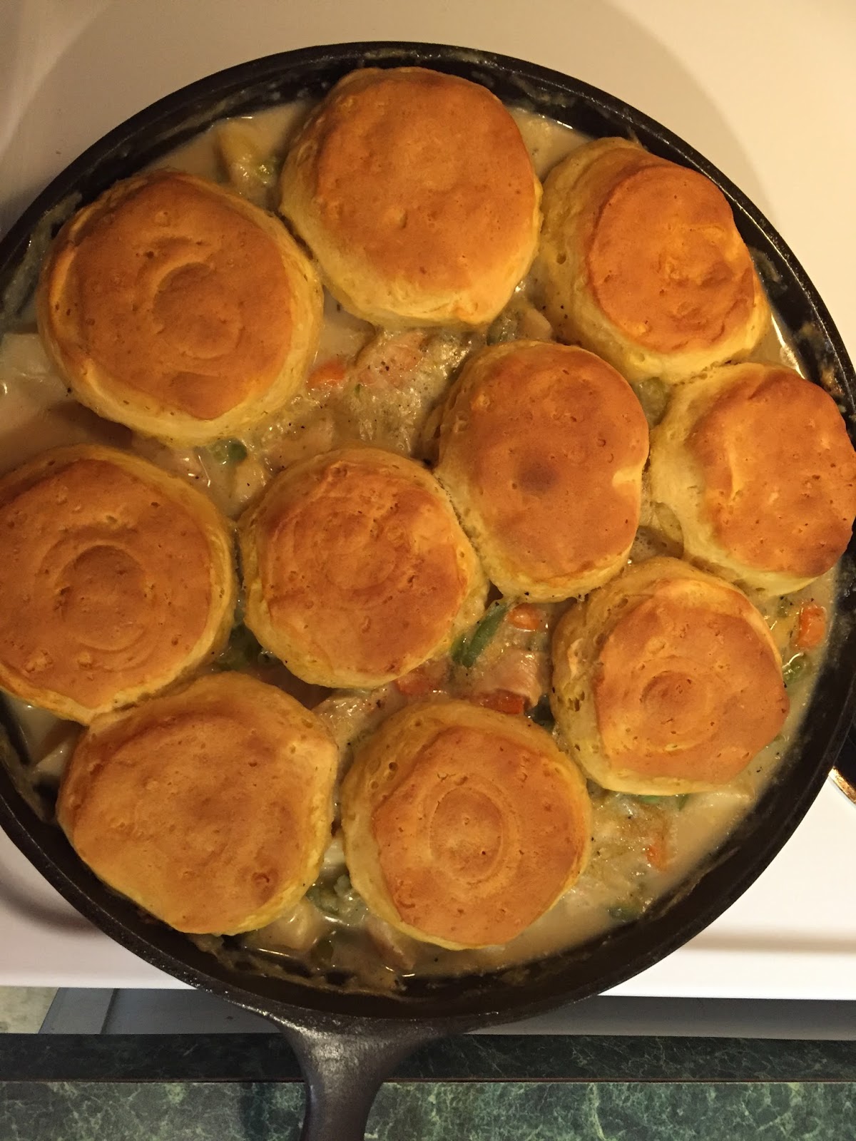 The Happy Humble Homestead: One Pan, Easy Chicken Pot Pie