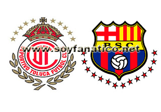 Toluca vs Barcelona de Guayaquil 2013