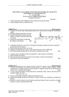 Subiecte titularizare chimie industriala p1