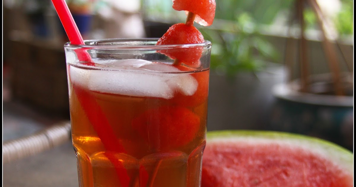 For the Love of Food Summertime Watermelon Iced Tea