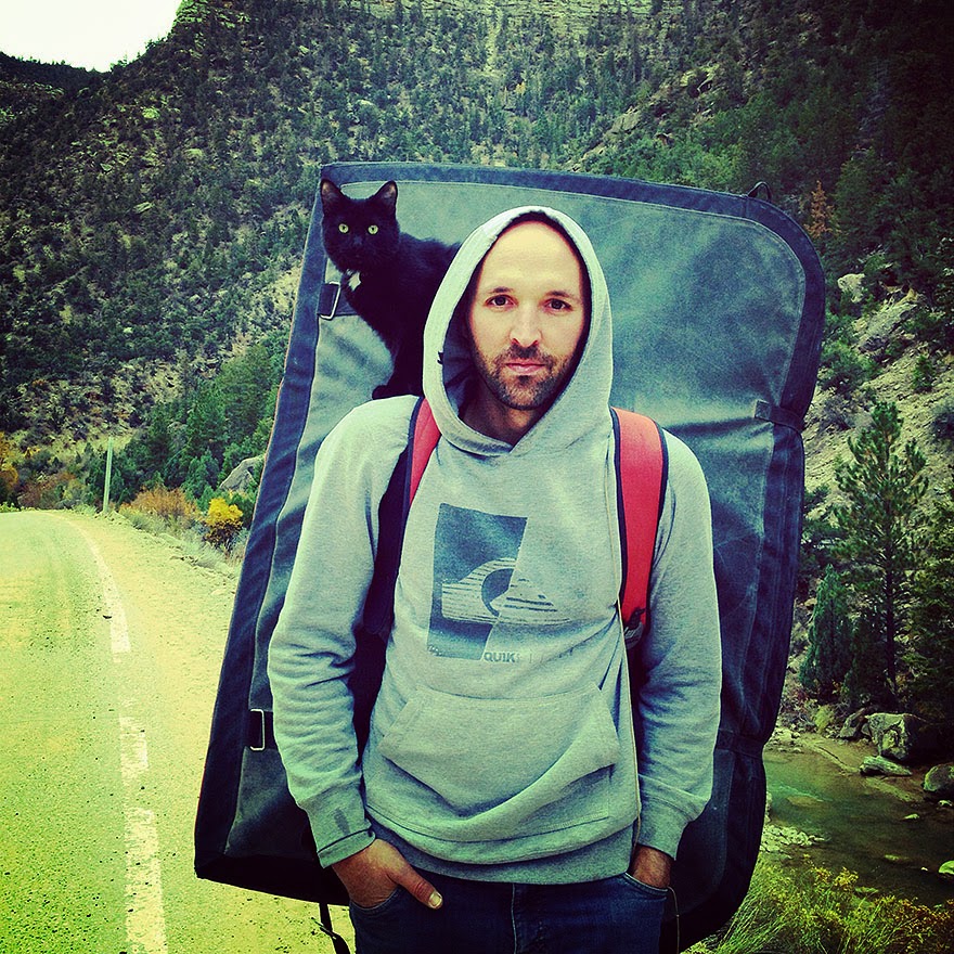 Meet Millie and Craig Armstrong, an inseparable mountain-climbing team - My Adopted Cat Is The Best Climbing Partner Ever