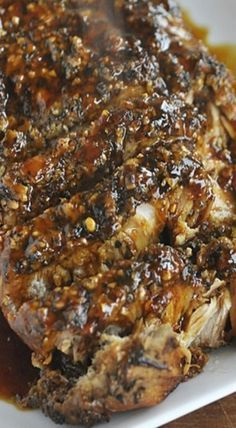 Slow Cooker Parmesan Honey Pork Roast