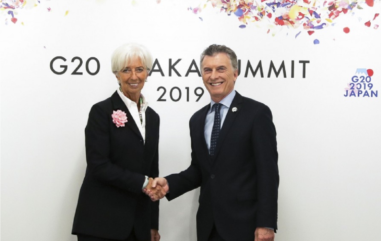 Reunion Macri Lagarde en el G20