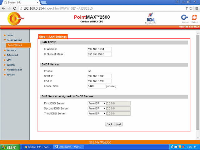 How to Configure Point MAX 2500 Wimax Outdoor CPE in PPPoE Mode