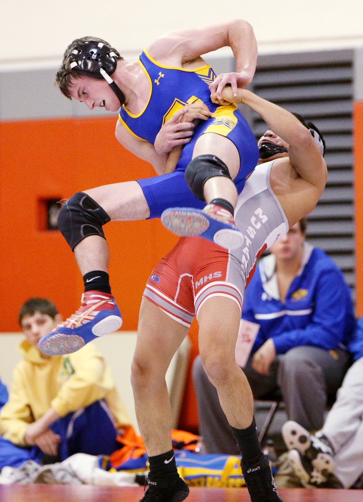 Mark Kodiak Ukena IHSA Varsity Wrestling Lake Forest vs Mundelein