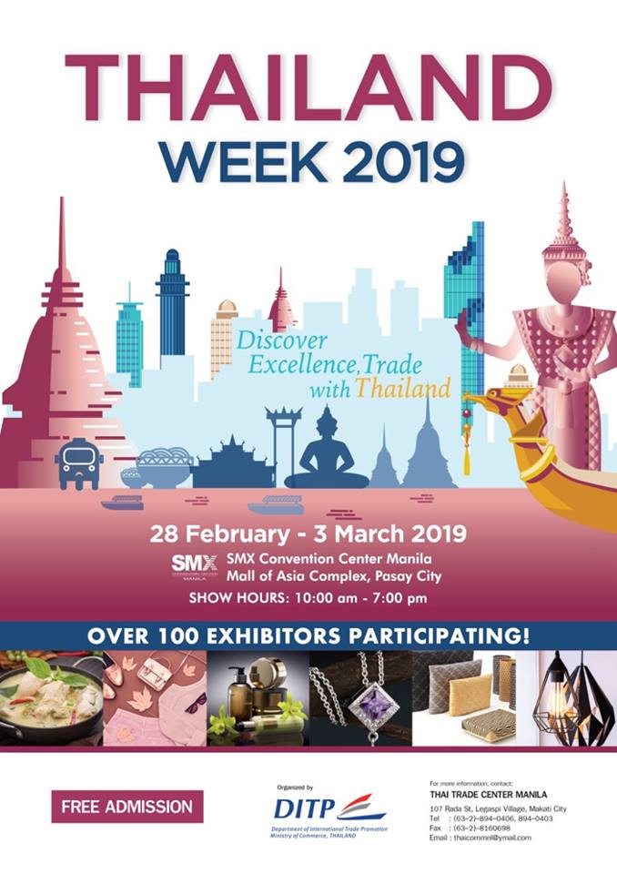 Manila Shopper: Thailand Week at SMX MOA: Feb-Mar 2019