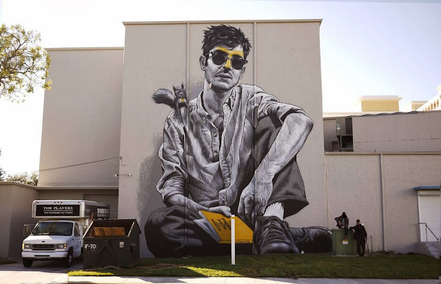 "Florida, Mon Amour" New Street Art Piece By MTO at the PLAYERS Theatre in Sarasota, USA. 1