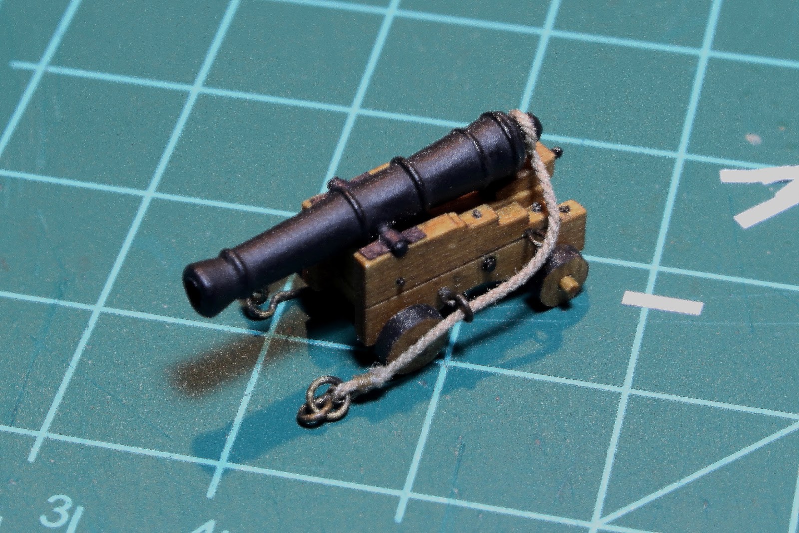 Armed Virginia Sloop 1768 10. Rigging the gun carriages Historic