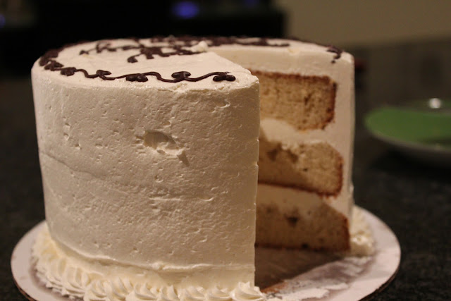 Vanilla-vanilla cake