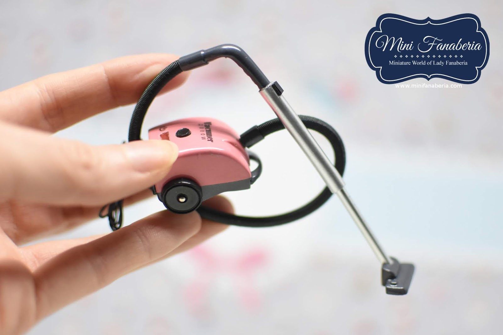MiniFanaberia Miniature handmade vacuum cleaner Barbie diy