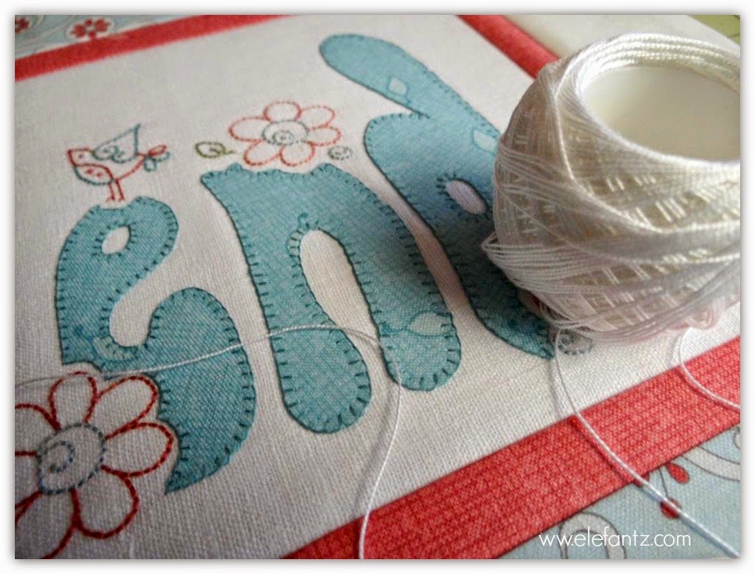 Jenny of ELEFANTZ Stitchery framing tutorial & 2nd Rosedaisy project...