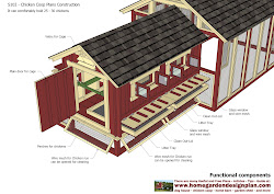 chicken coop plans construction building s102 onc build