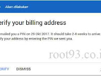 Cara Verifikasi Alamat Penerima Pembayaran Adsense
