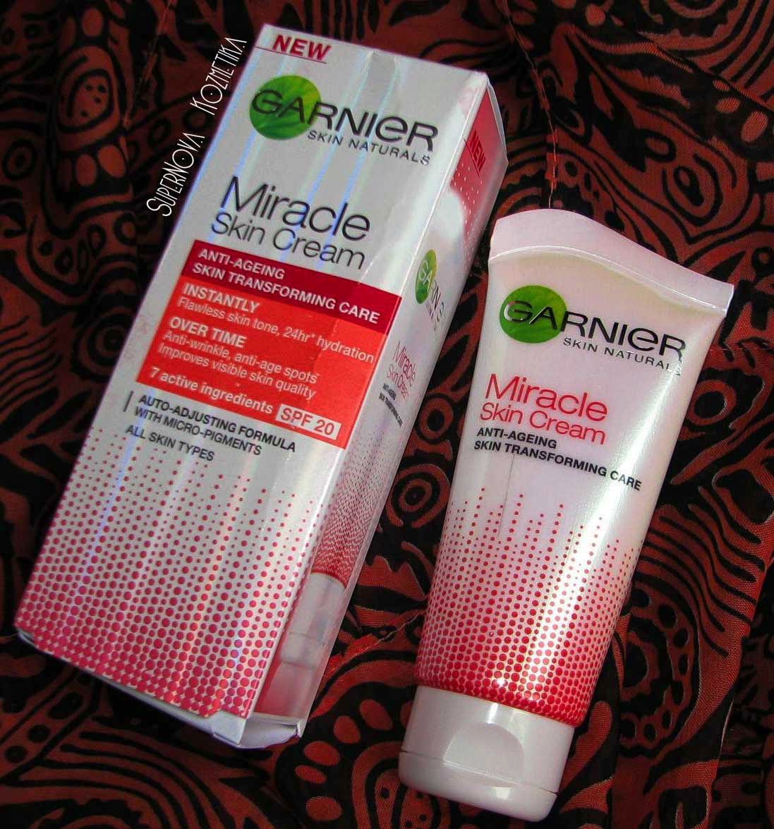 SuperNova Kozmetika Garnier Miracle Skin Cream & Miracle Eye Cream