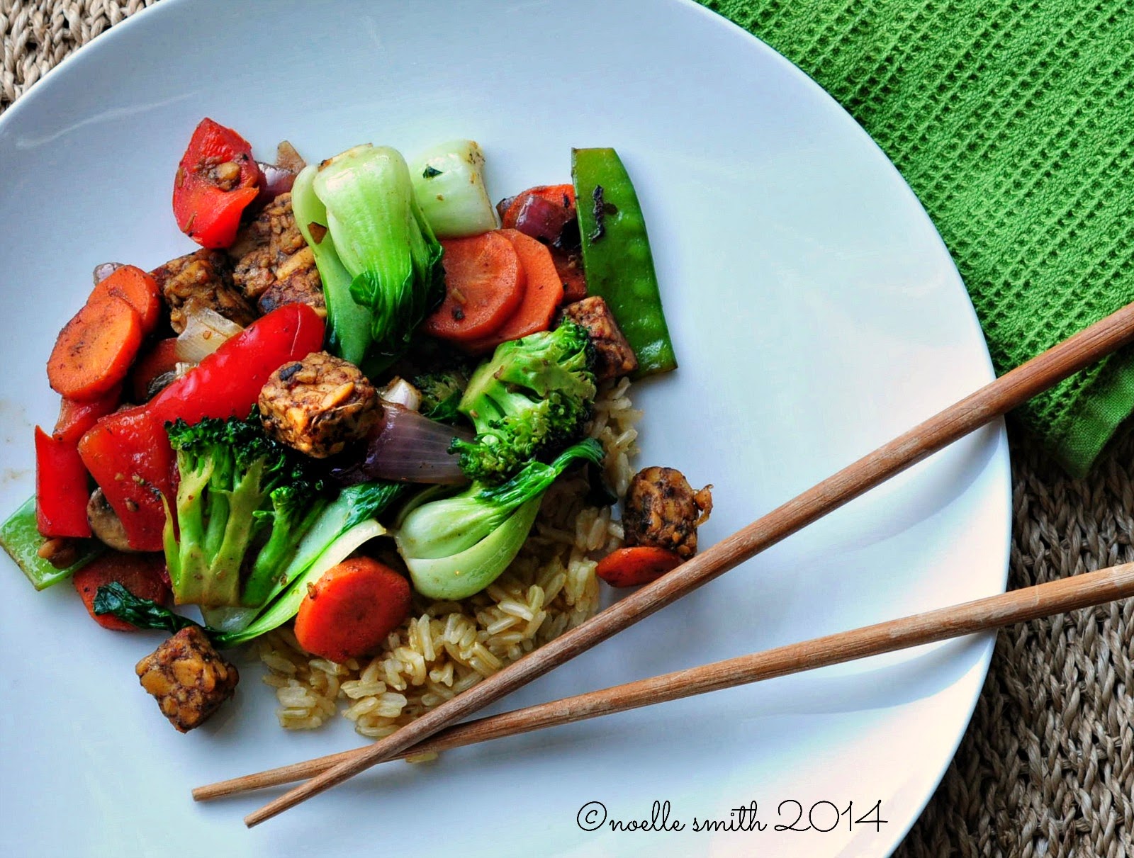 grey matters mind your tempeh (stir fry with marinated tempeh recipe)