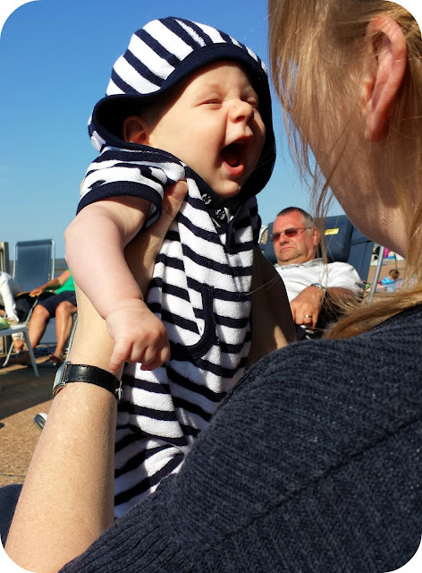 baby laughing, grandson and grandma, debenhams baby clothes