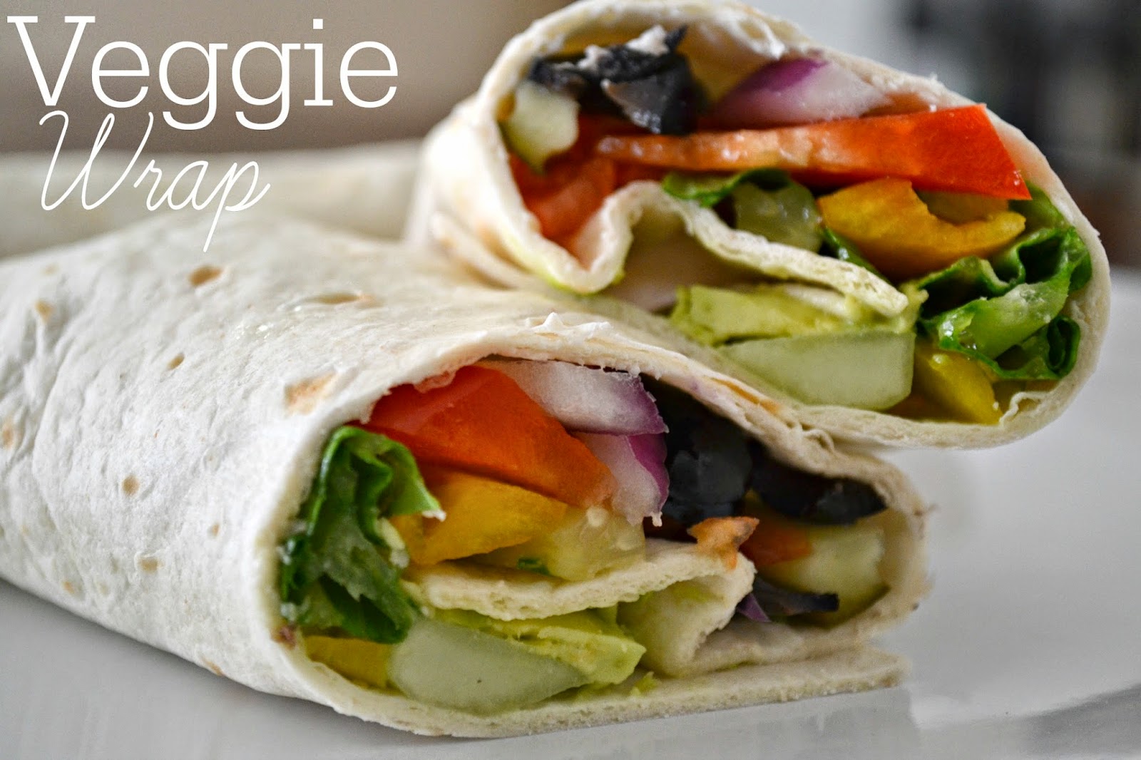 It's A Mom's World Simple, Raw & Fresh Veggie Wrap
