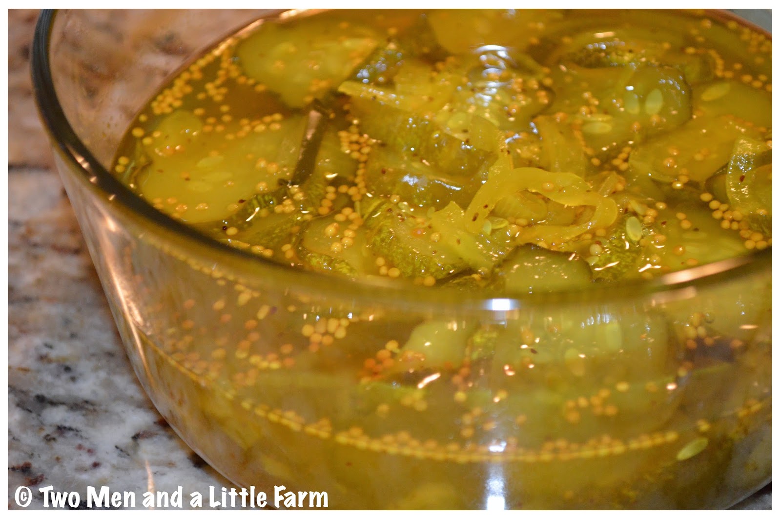 Two Men and a Little Farm MICROWAVE BREAD AND BUTTER PICKLES