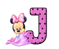 Alfabeto de Minnie bebé llorando J.