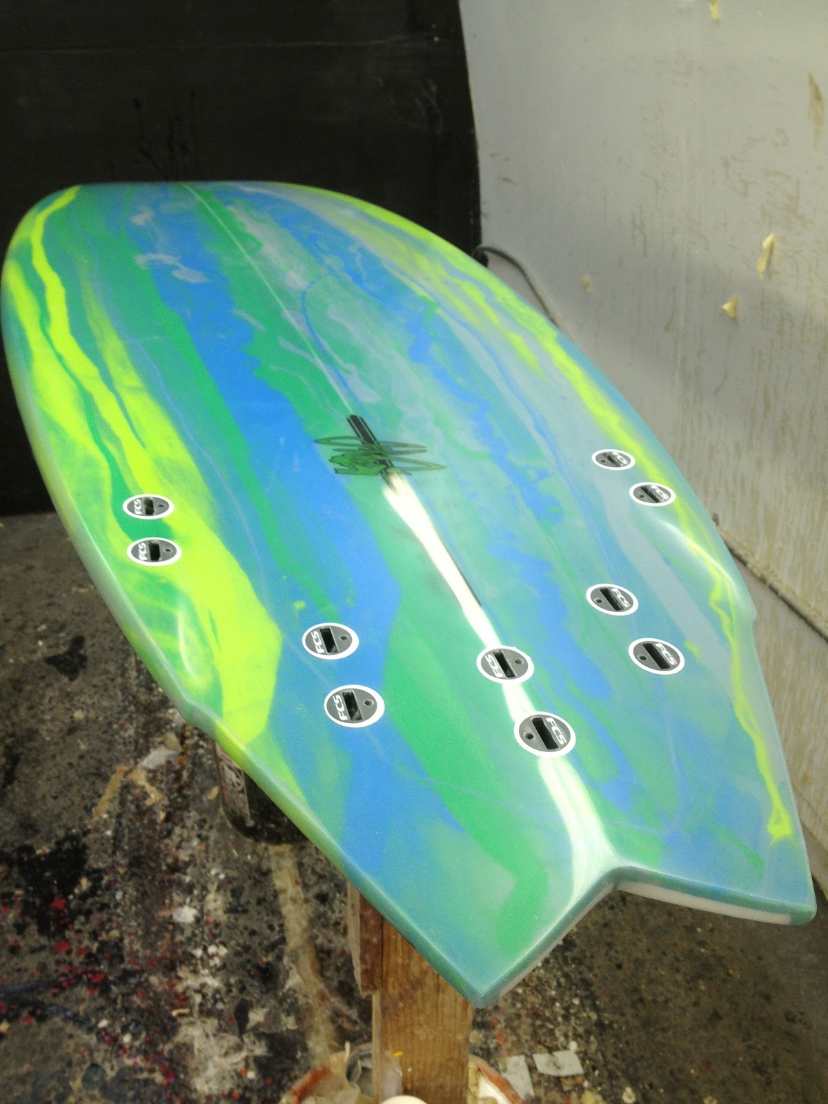 JOHN G SURFBOARDS 6' 0 WITH BAMBOO DECK PATCH
