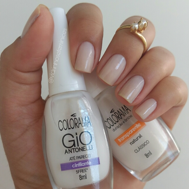 esmalte colorama clássico + até parece esmalte colorama clássico + até parece