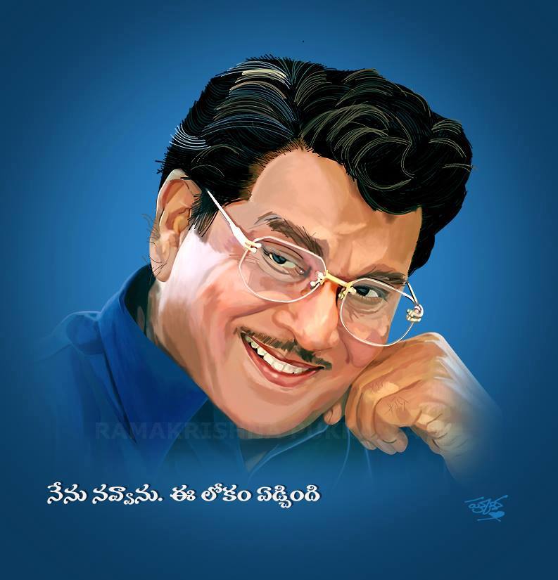 TELUGU WEB WORLD: DR AKKINENI NAGESWARA RAO PAINTING