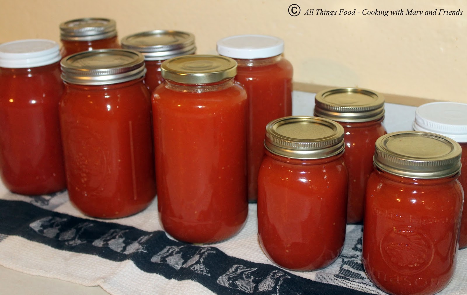 Cooking With Mary and Friends Tomato Sauce Canning Made Easy!