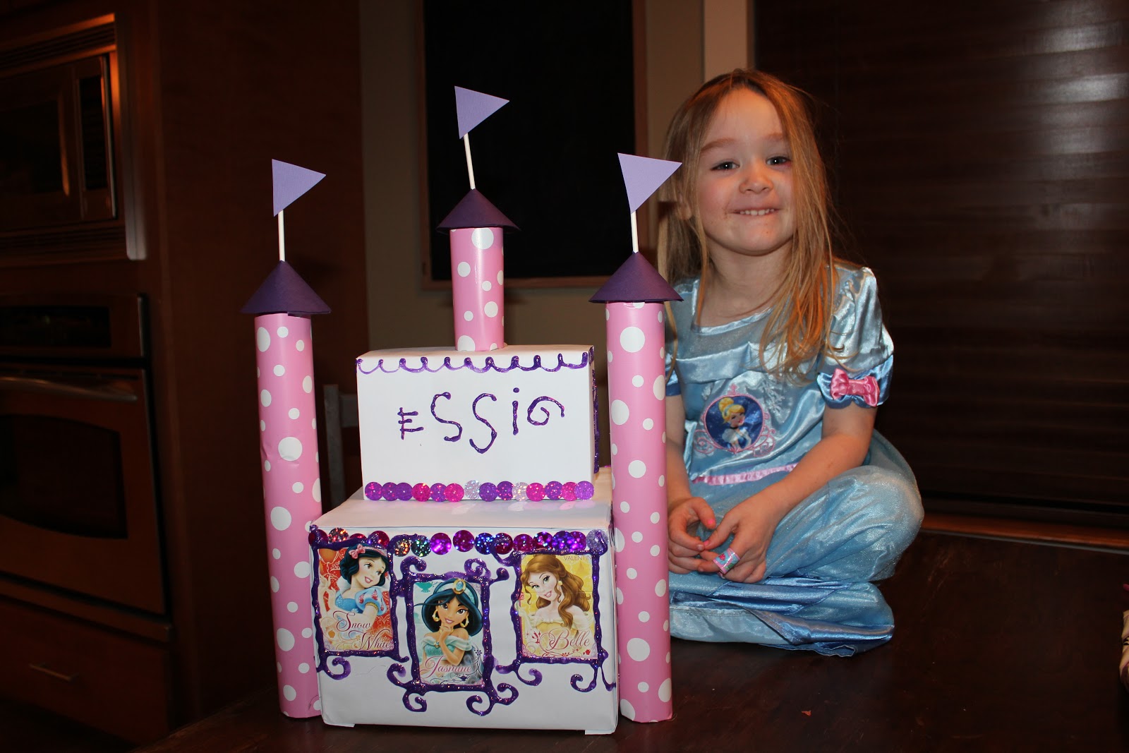 The House Family Valentine Box for a Princess