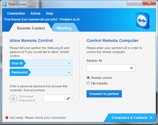 cara remot dekstop pc menggunakan TeamViewer cara remot dekstop pc menggunakan TeamViewer
