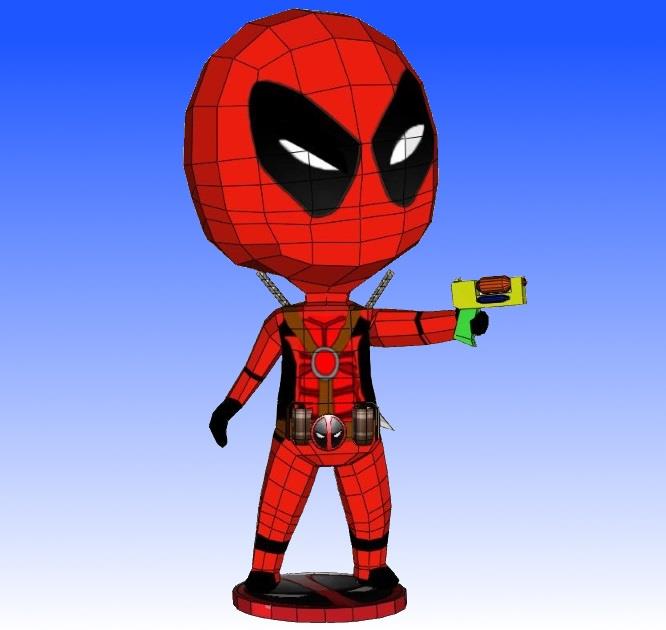 DIY Superhero PDF Template Comic Character 3D Papercraft -  Norway