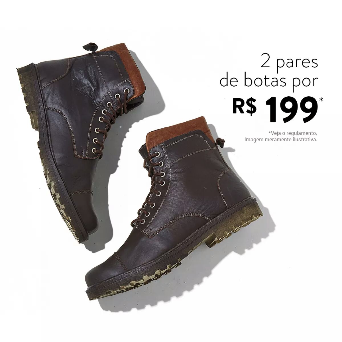 2 pares de botas por 199