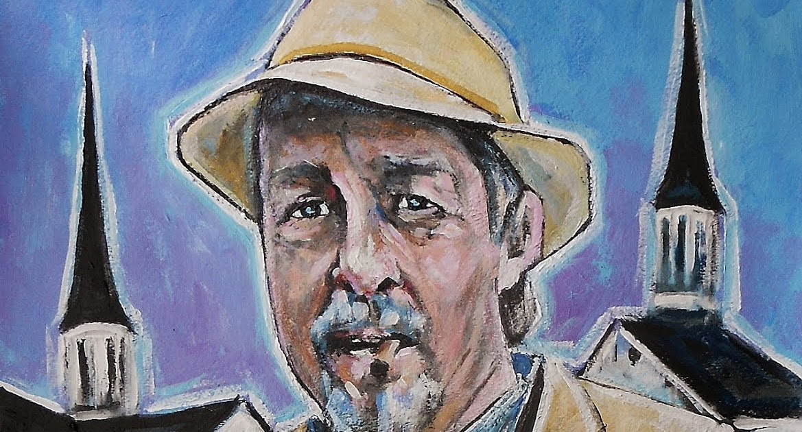 David J Magdalenski's Paintings The Man In The Yellow Hat ( SOLD )