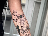Violet Flower Tattoo Outline Violet Flower Tattoo Outline