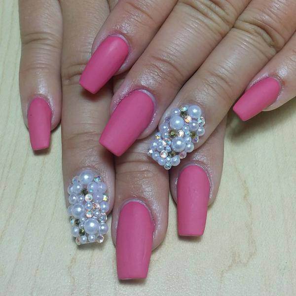 Santa Long Gel Nails Santa Long Gel Nails
