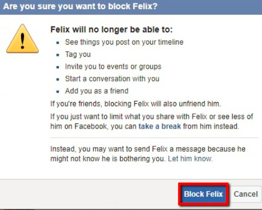 How To Block A Person On Facebook