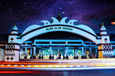 alun-alun serang bagian barat