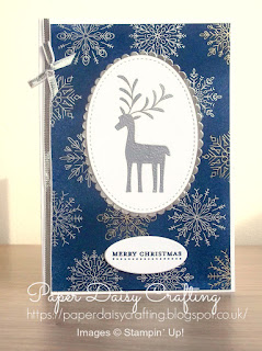 Merry Mistletoe reindeer Christmas card